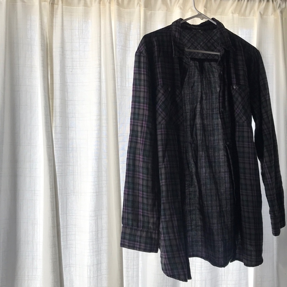 Plaid button up shirt